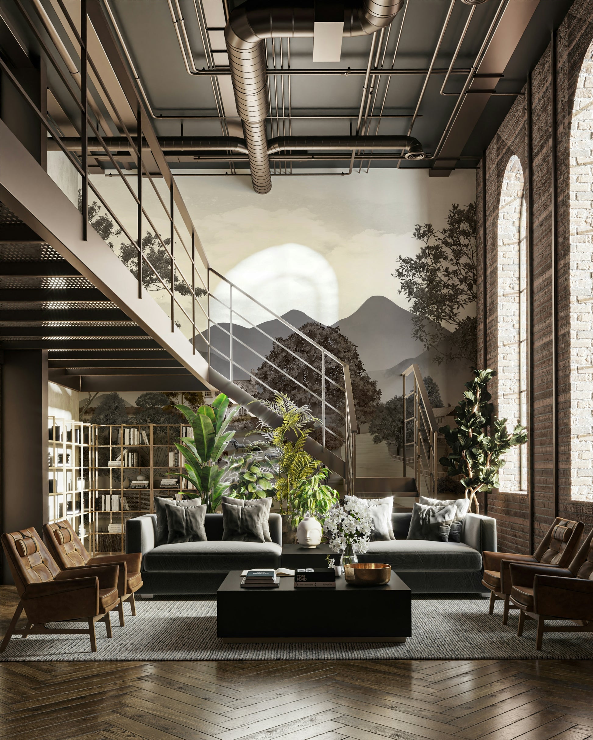 The image feels peaceful and restful.

