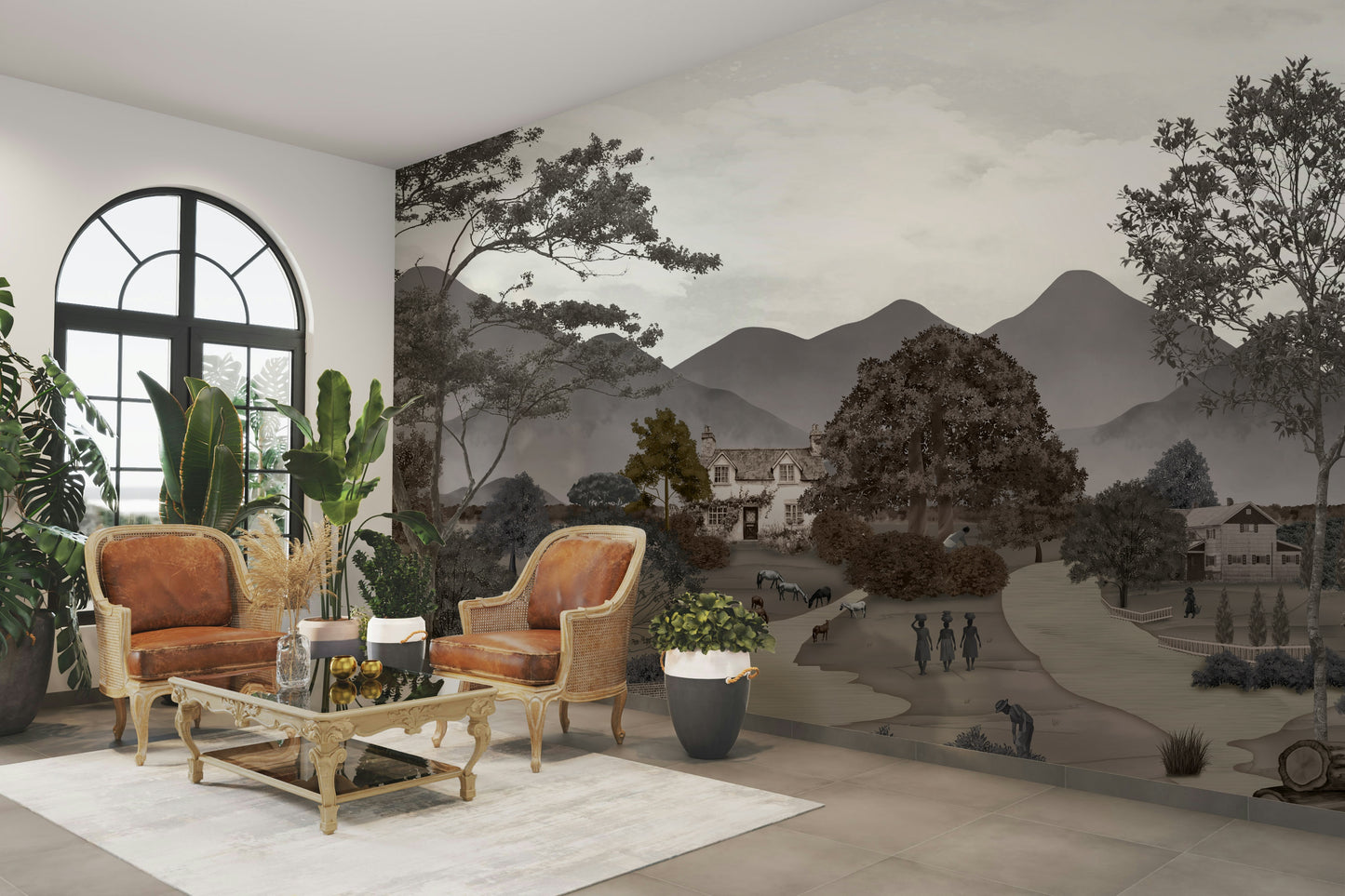 The overall feel is quiet and serene.

