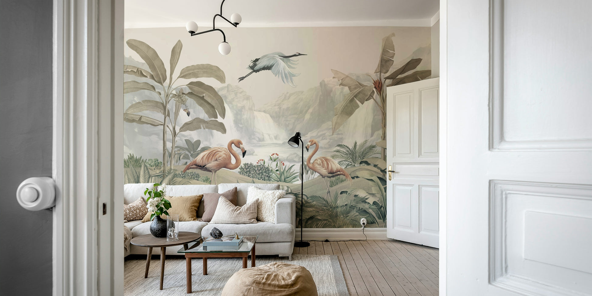 The design has a beautiful, artistic aesthetic.

