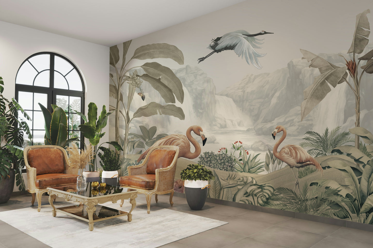 The image feels peaceful and restful.

