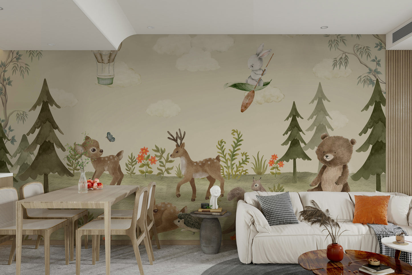 The image is suitable for a living room or a child's room.

