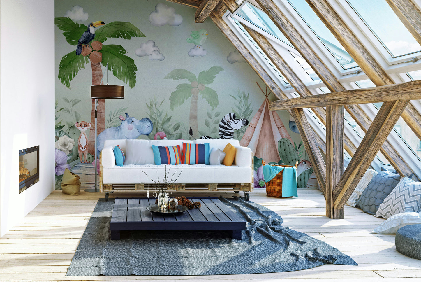 The image has a calm, tranquil mood.

