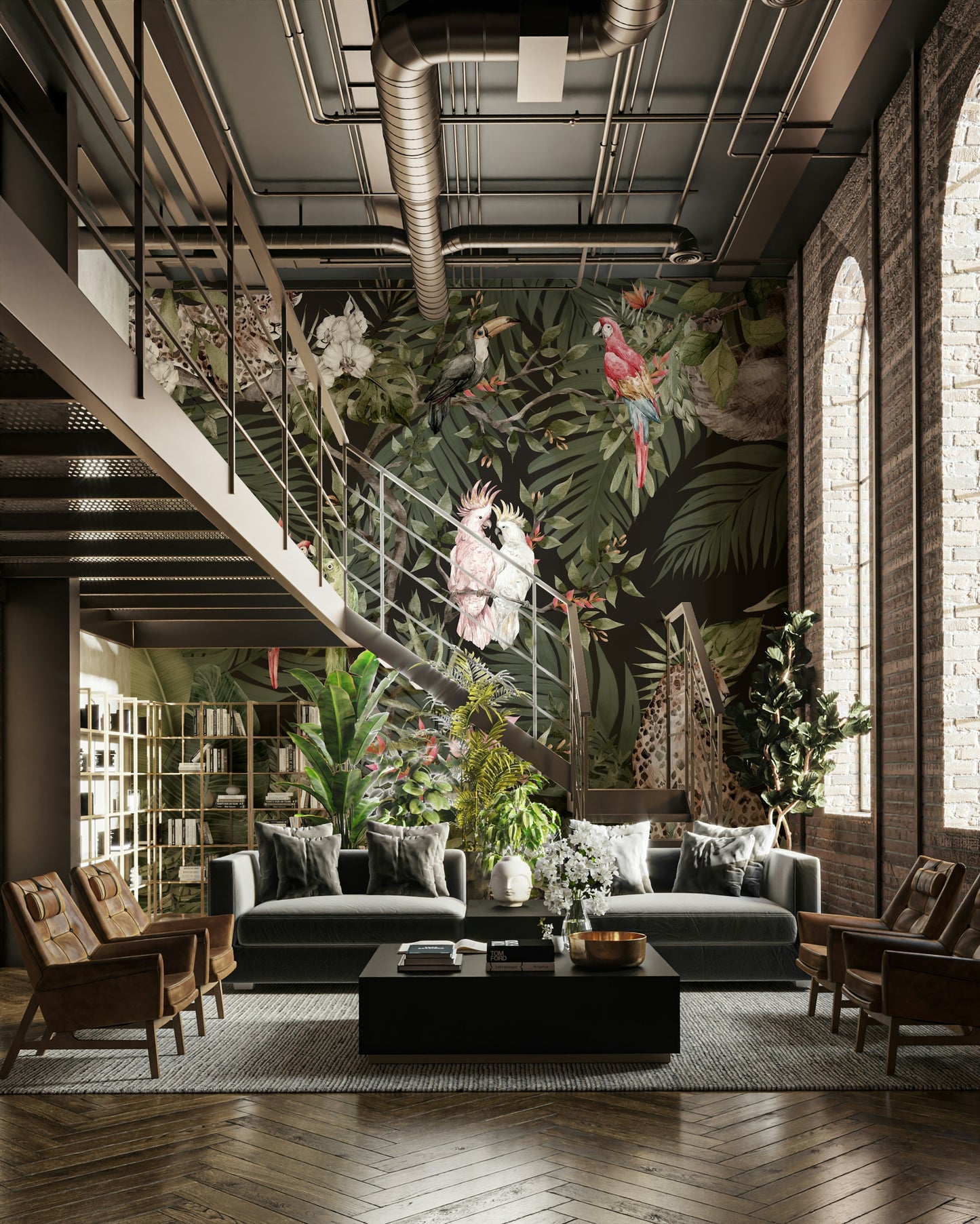 The design feels peaceful and organic.

