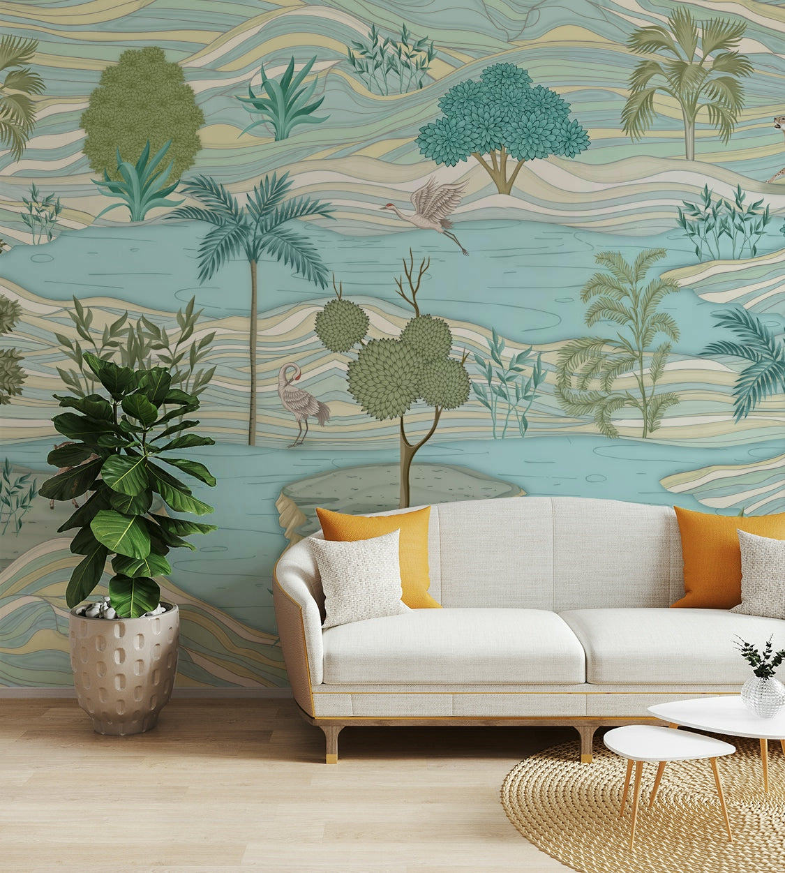 The image is suitable for a living room or a child's room.

