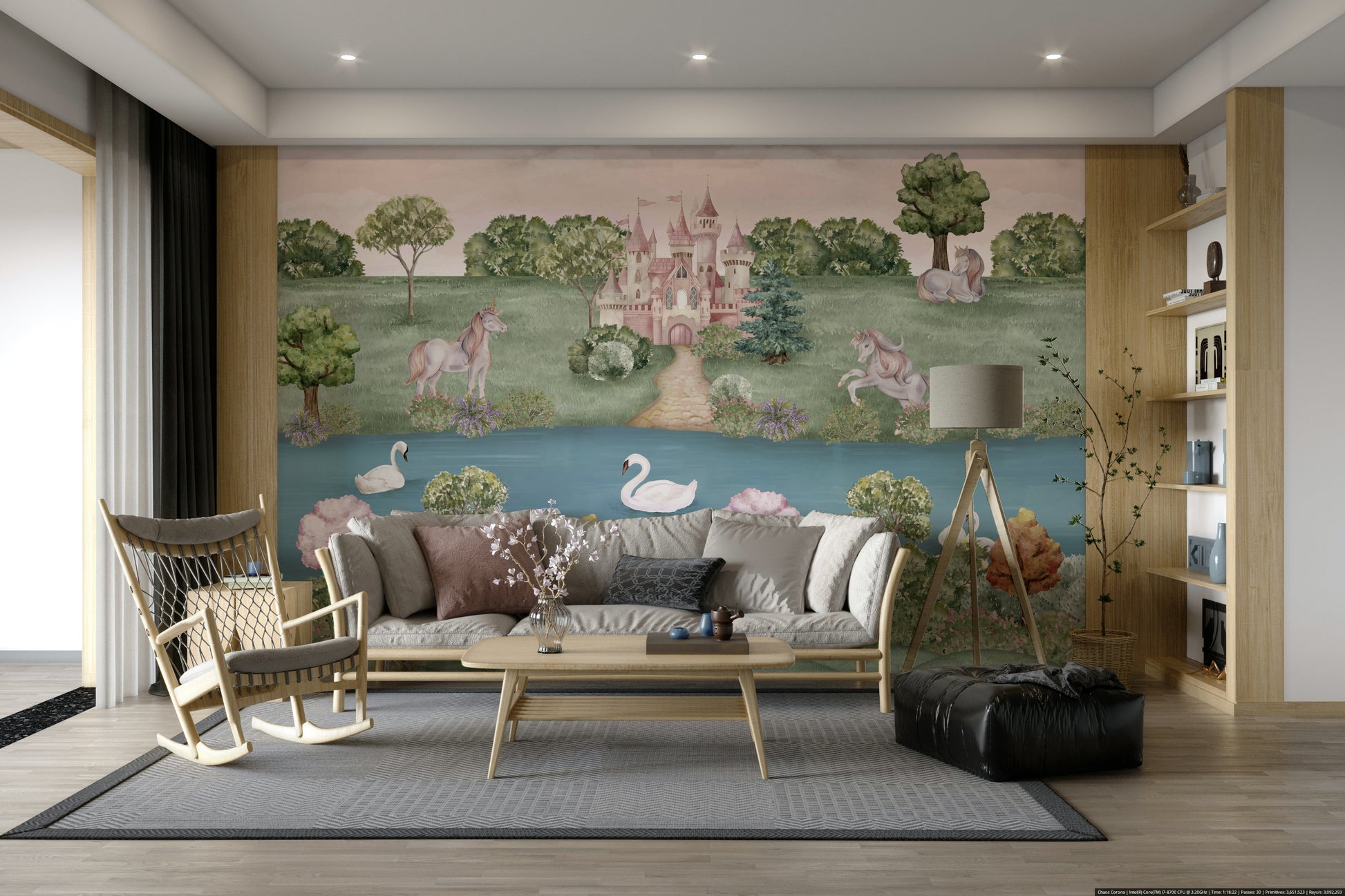 The overall feel is quiet and serene.

