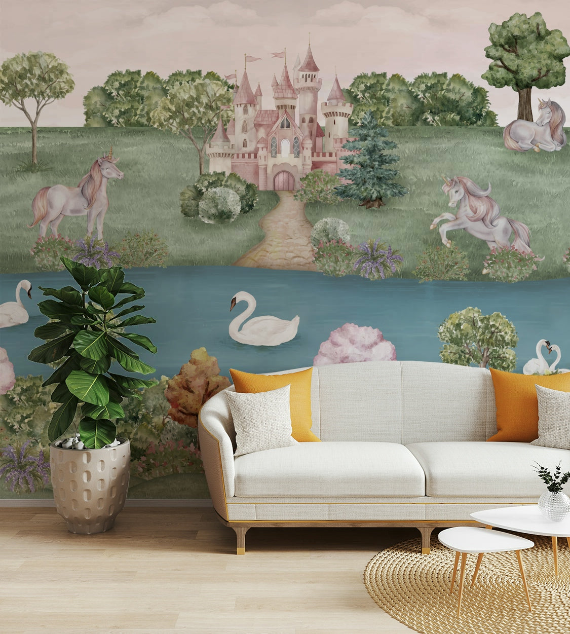 The image feels peaceful and restful.

