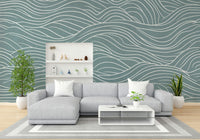 Wall decor showing a tranquil abstract view

