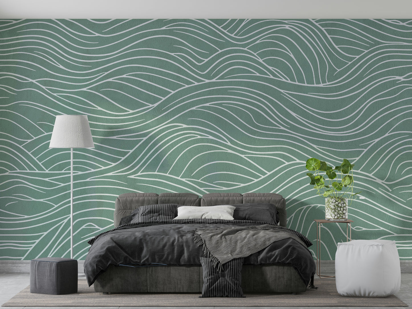 Mural wallpaper capturing a peaceful atmosphere

