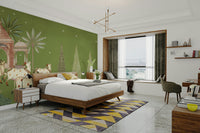 Pichwai Darshan Wall Mural home decor


