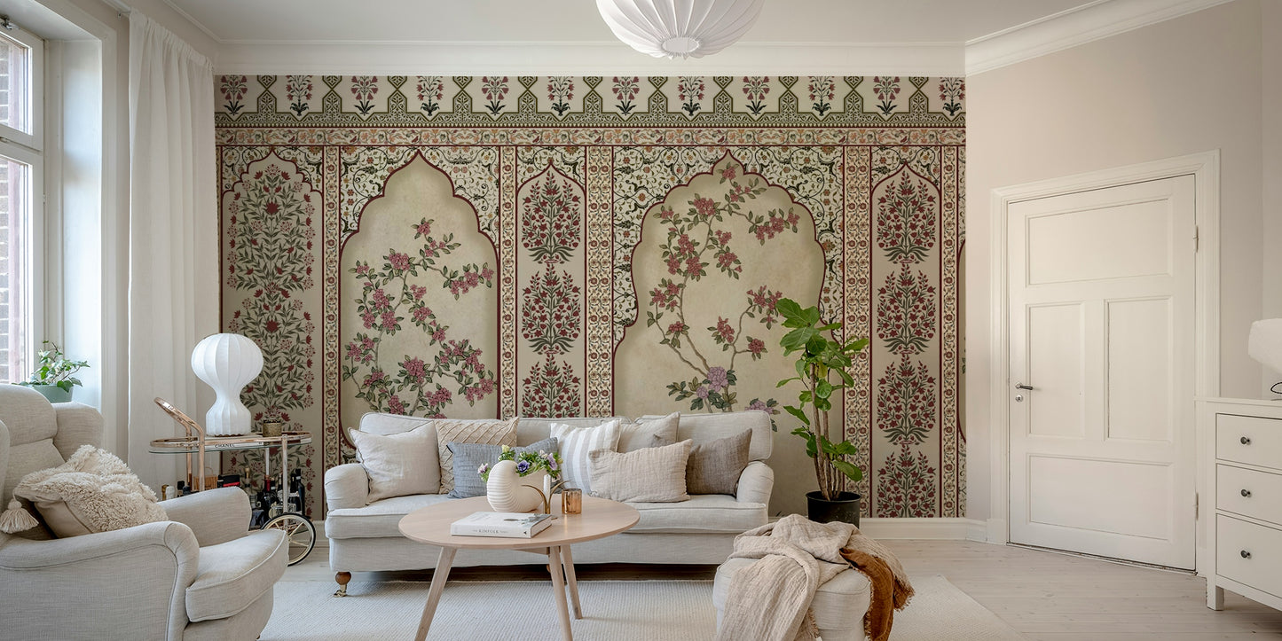 The pattern feels intricate and artistic.

