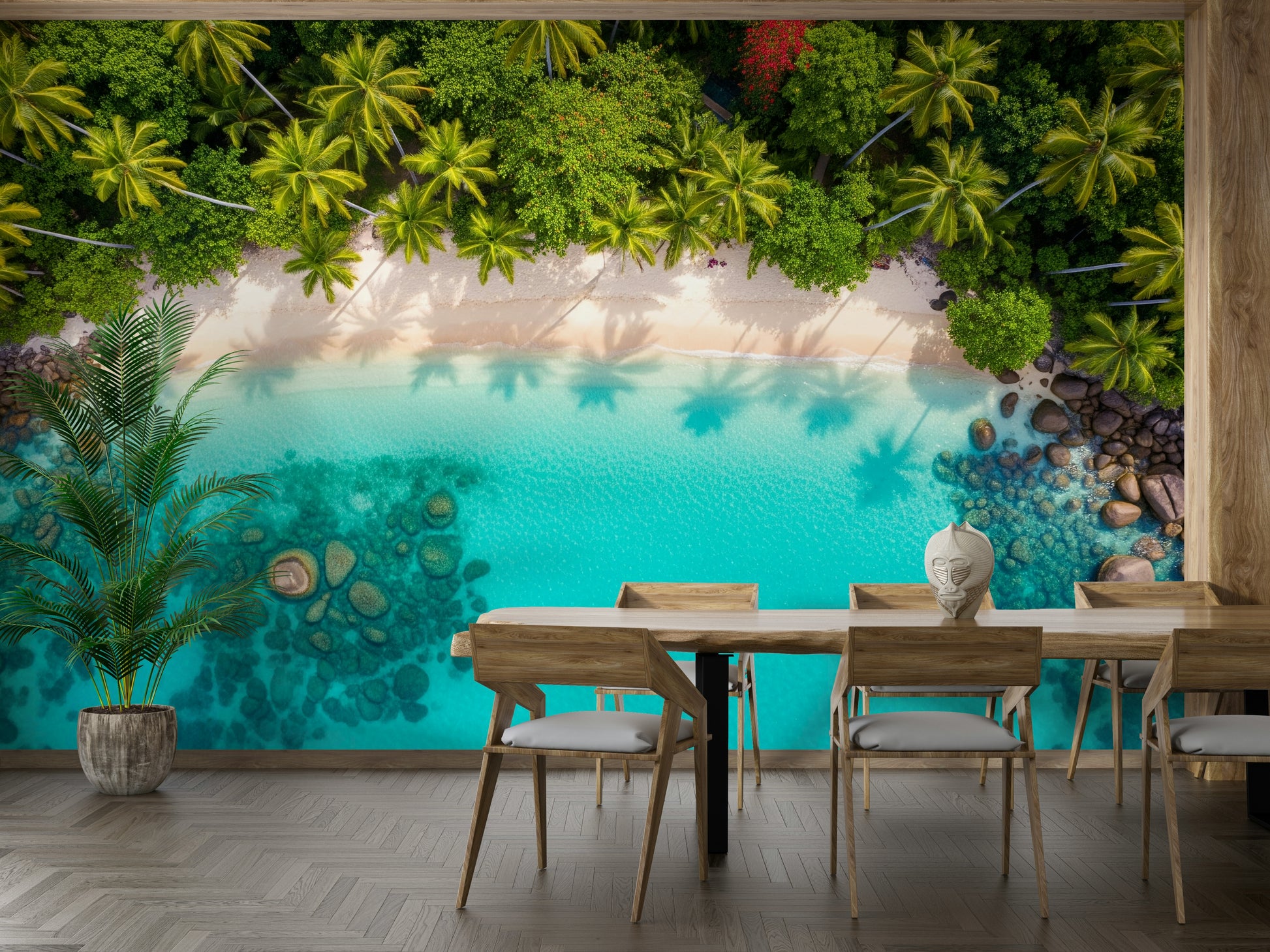 Wallpaper for walls with a fantastical landscape

