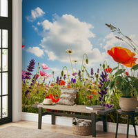 Mural wallpaper capturing a peaceful atmosphere

