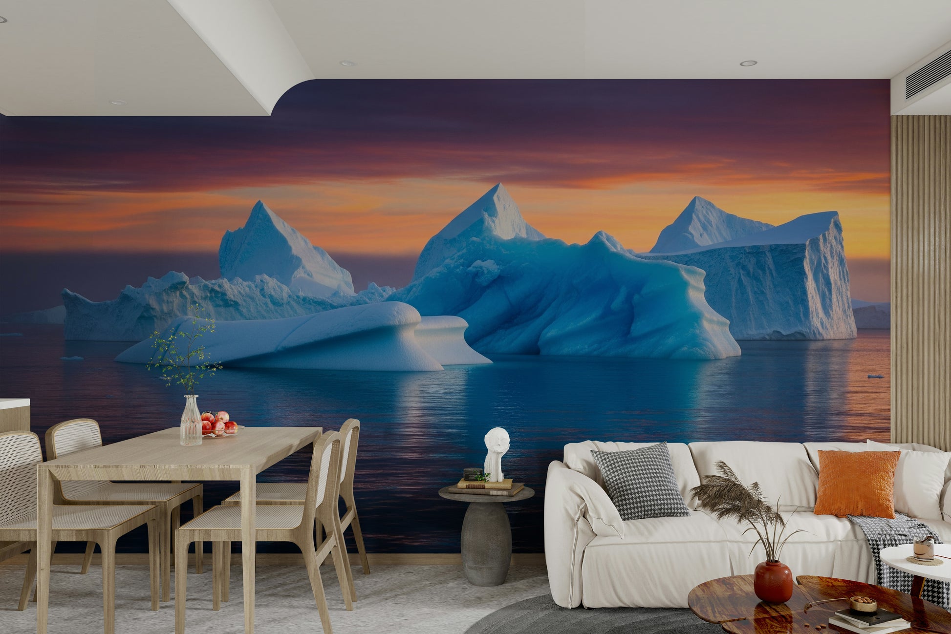 Wallpaper for walls with a fantastical landscape

