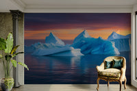 Wall decor showing a tranquil twilight view

