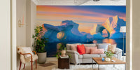 Wallpaper for walls with a fantastical landscape

