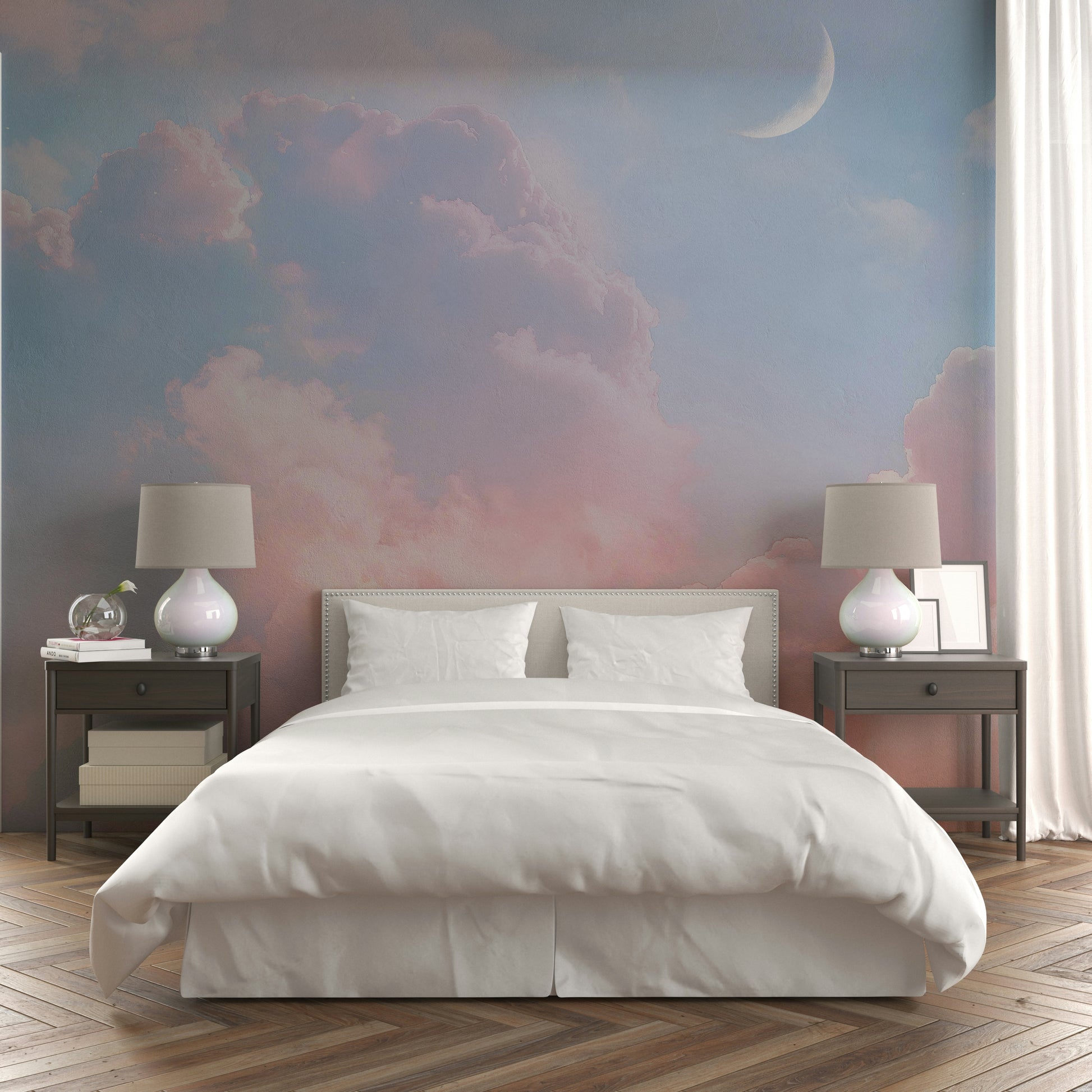 Mural wallpaper capturing a peaceful atmosphere

