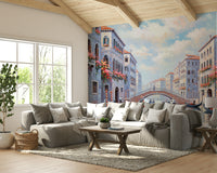 Grand Canal at night, detailed view

