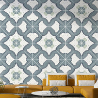 Wall covering with a traditional tile look

