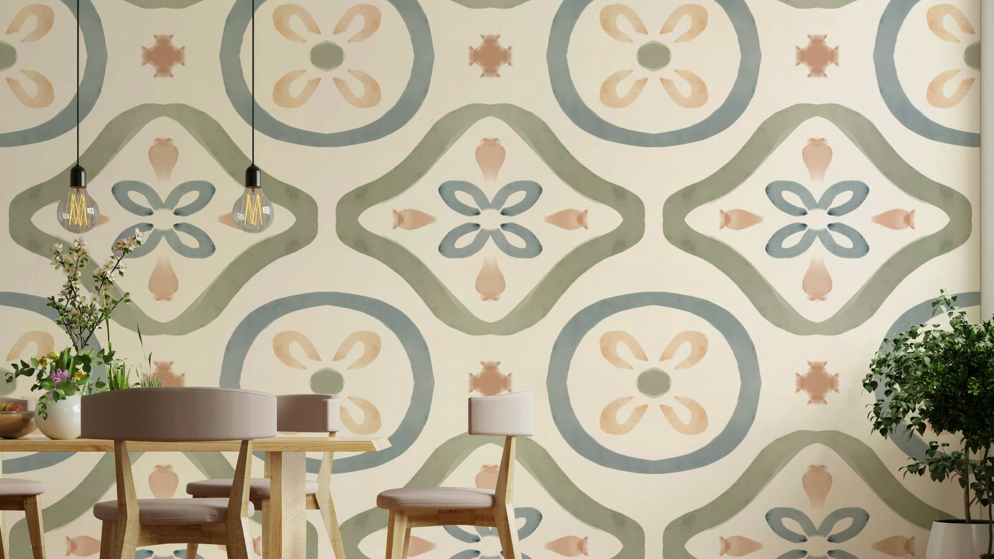 Classic Italian decor, detailed view

