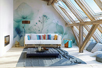 Serene flower scene with friendly petals

