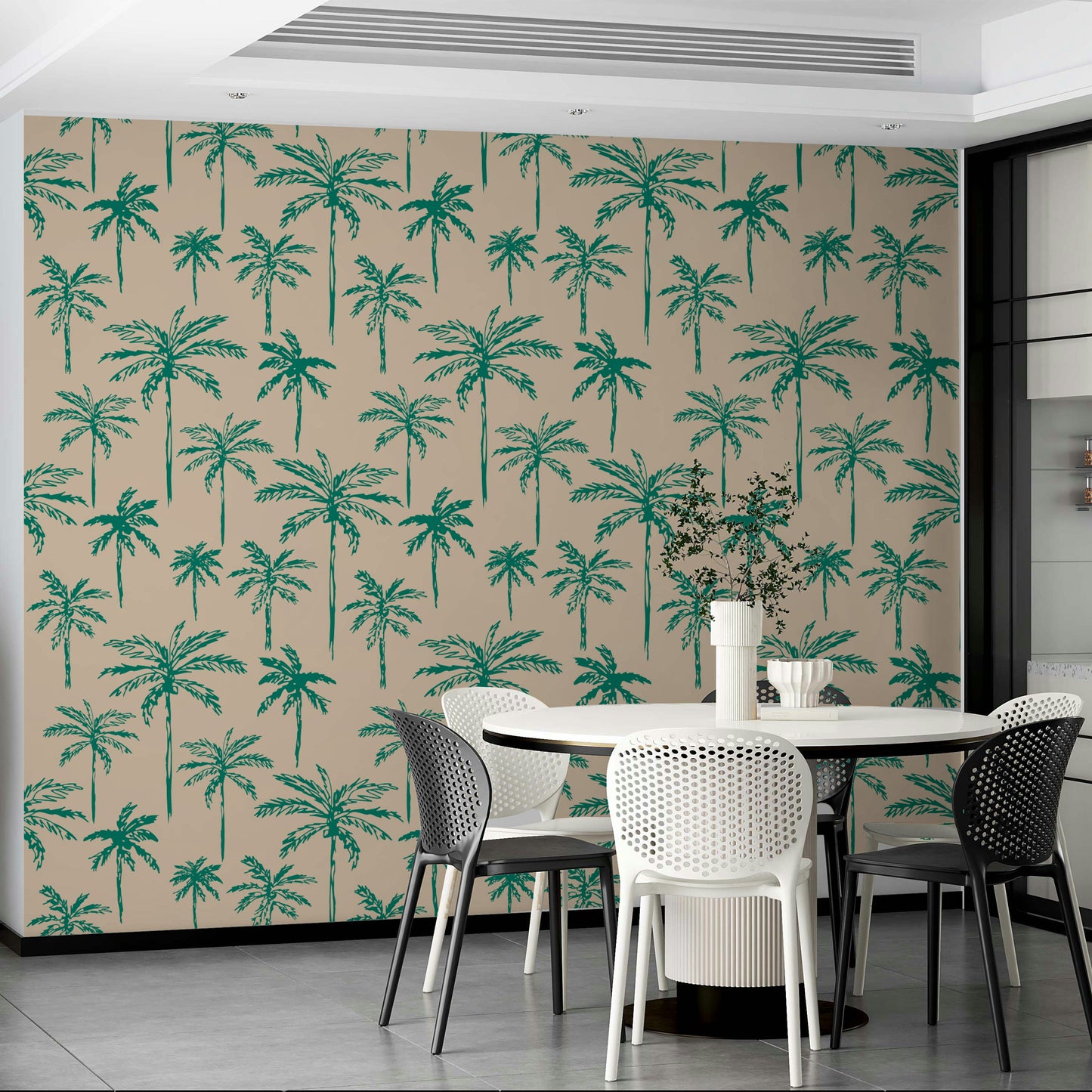 This wallpaper is suitable for a living room, a bedroom, or a quiet sitting space.
