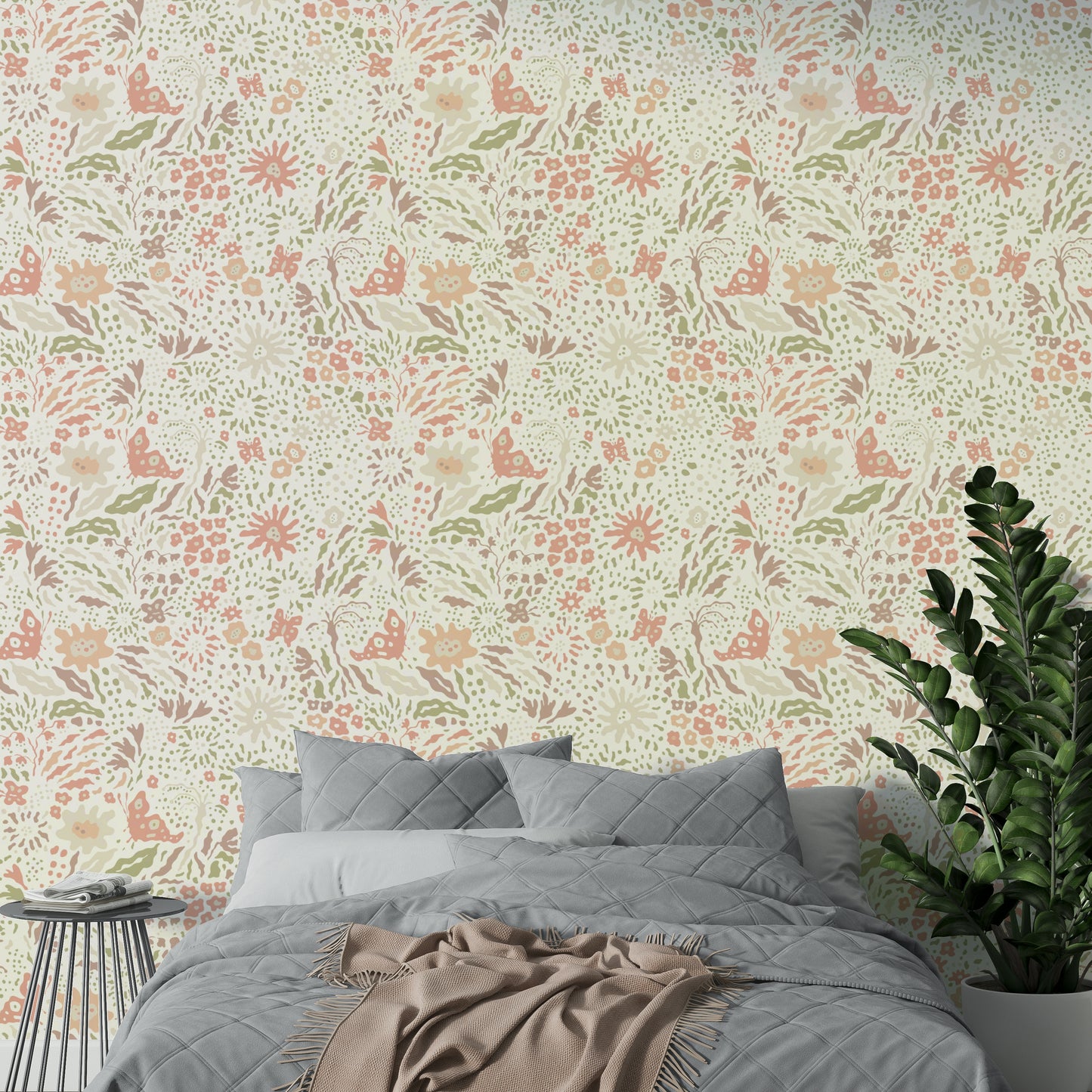 The composition is balanced and serene.
