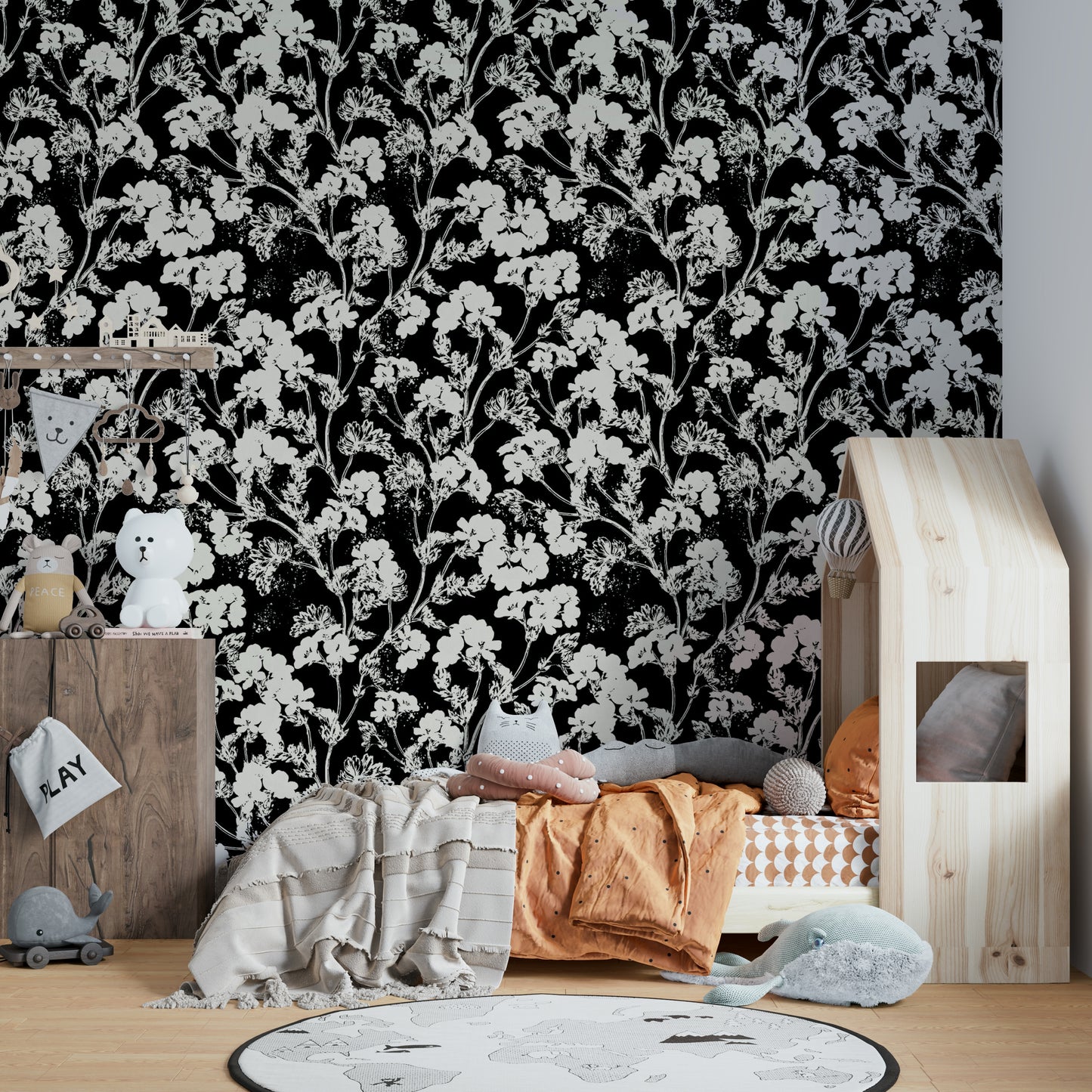 The composition is balanced and serene.
