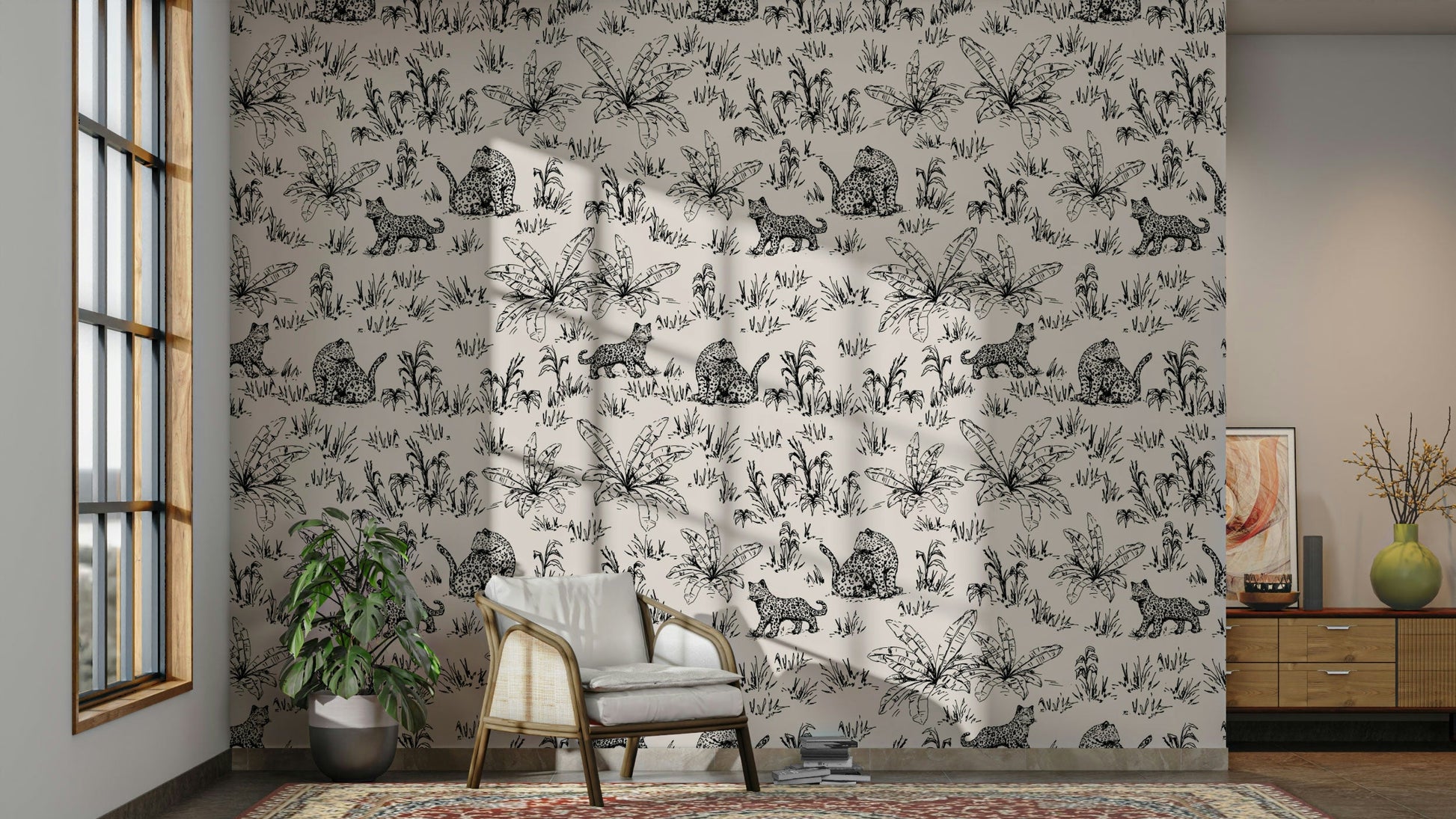 The colors are bright and saturated, with vibrant greens, yellows, and oranges.
