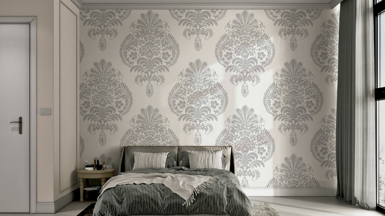 The colors are soft and muted, with light shades on a neutral background.
