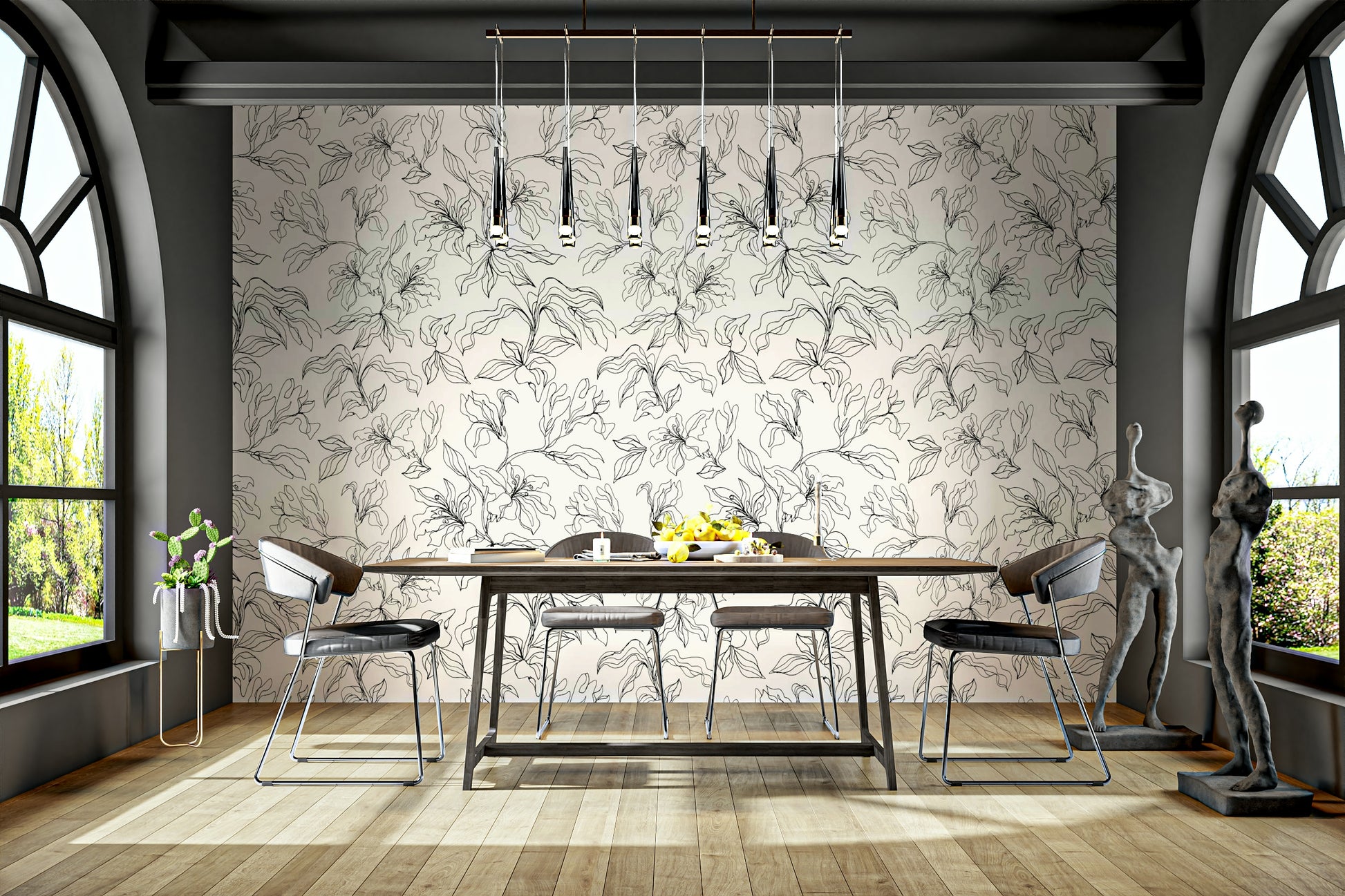 The composition is simple, yet visually interesting.
