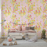 This product is a floral-themed wallpaper for home decor.
