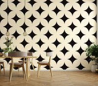 High-quality image of the geometric star wallpaper

