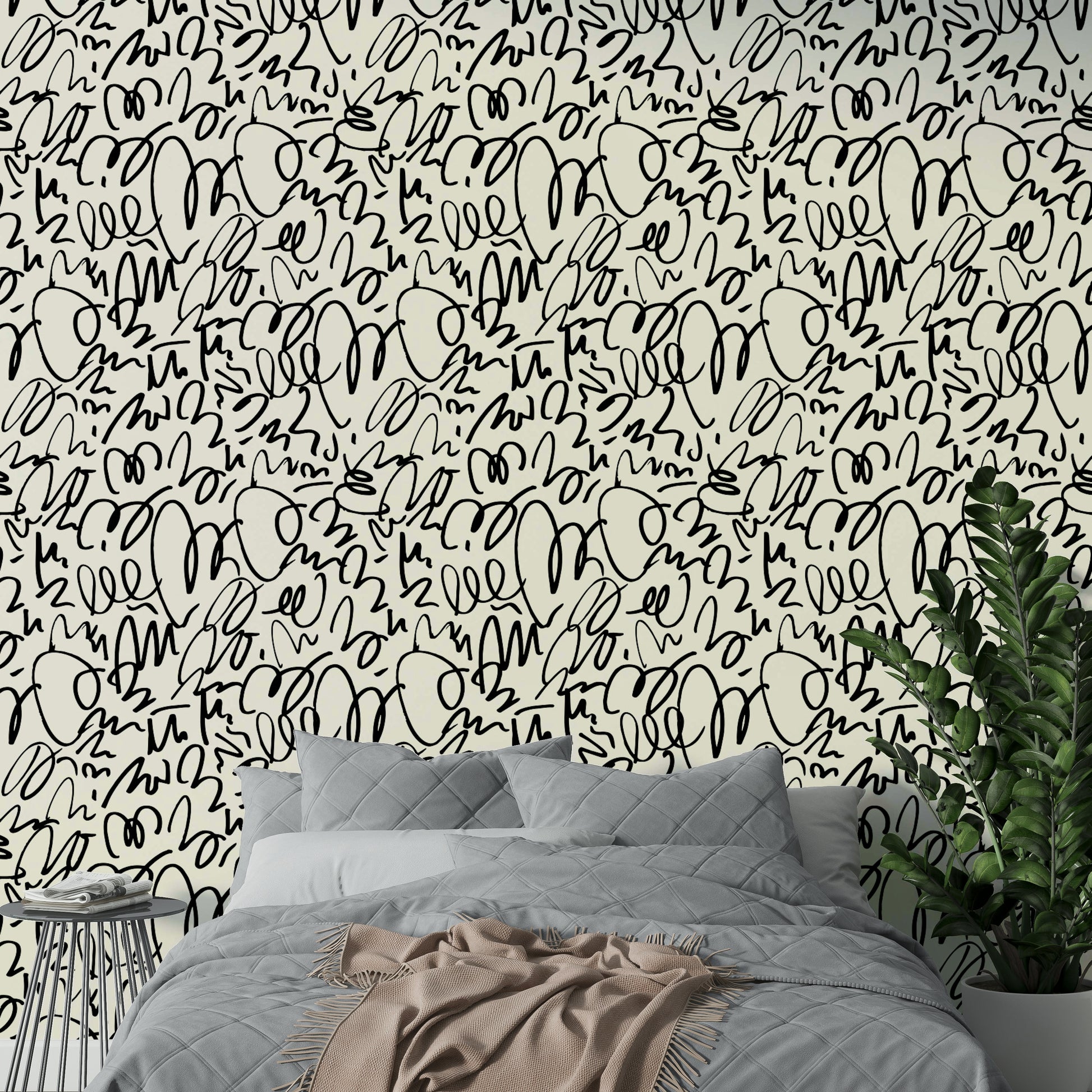 Free Marker artistic wall mural

