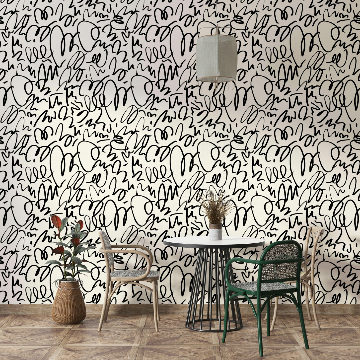 Free Marker expressive wall covering

