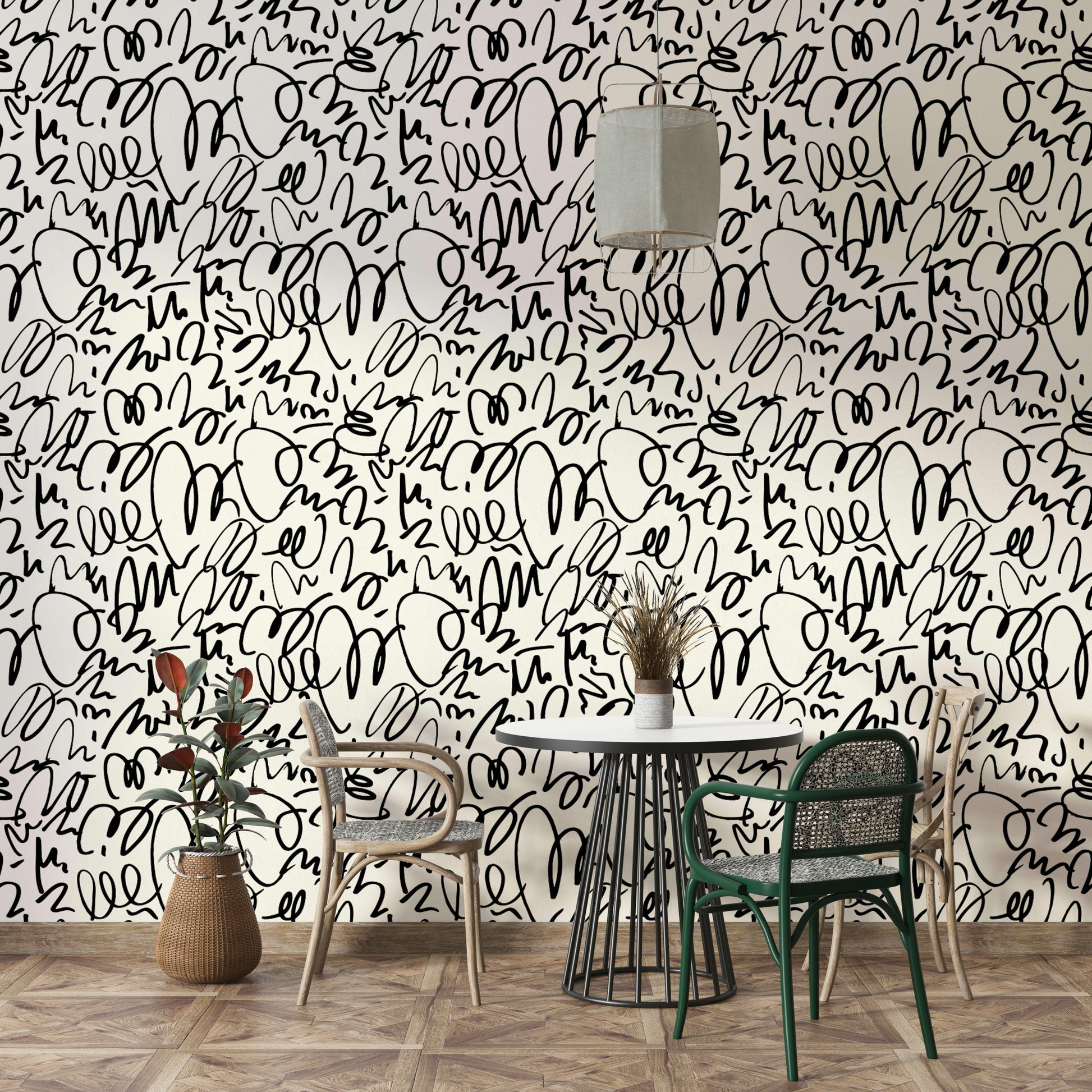 Free Marker expressive wall covering

