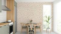 Flower Sketches artistic wall mural

