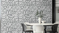 outline wallpaper with a graphic design

