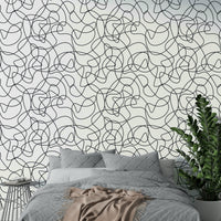 Artistic outline wallpaper

