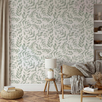 The design is a dense, repeating pattern of flowers and leaves.
