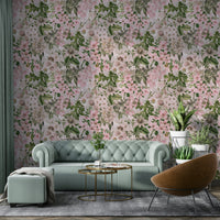 Wallpaper with a unique, natural botanical design

