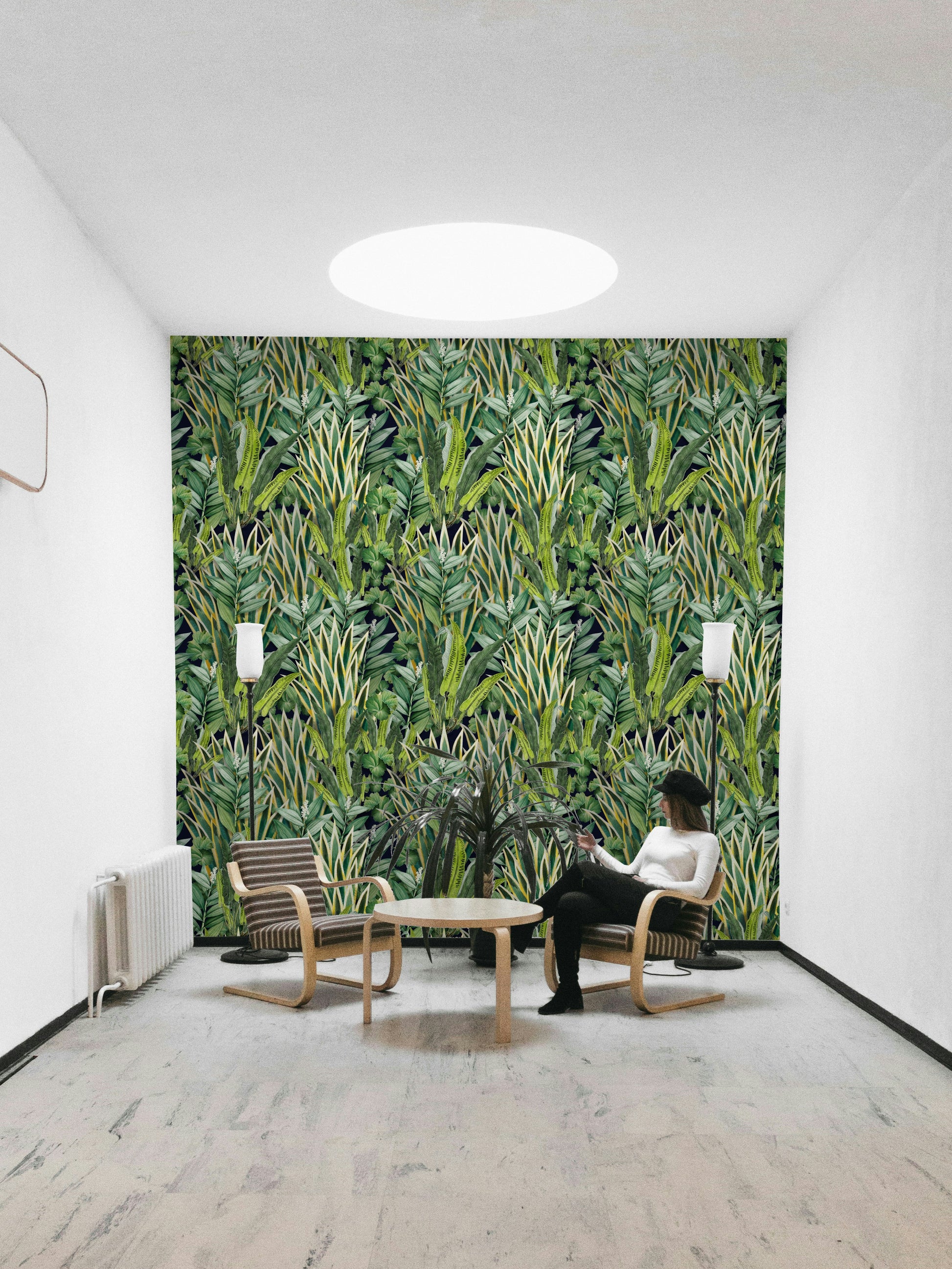 Detailed view of the lush, textured leaves

