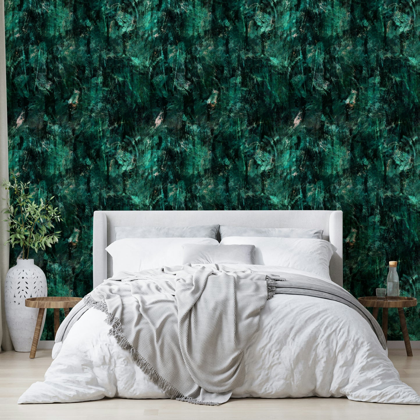 Emerald sophisticated wallpaper

