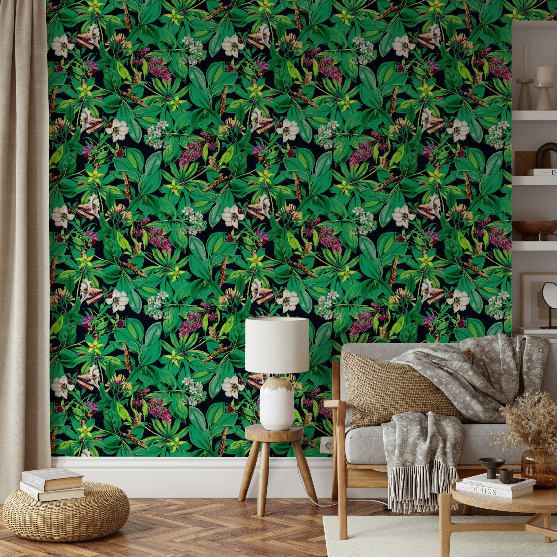 Green Garden nature wall mural

