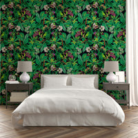 Green Garden serene mural wallpaper

