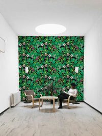 Green Garden tranquil wall mural

