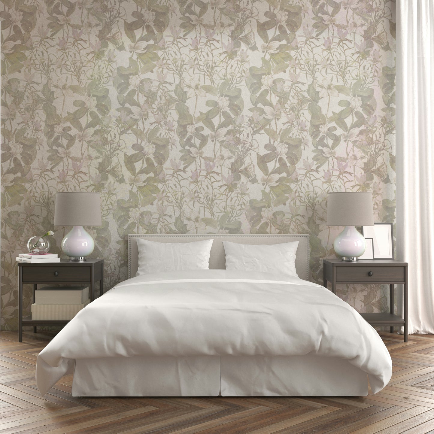Ethereal Botany floral wall mural

