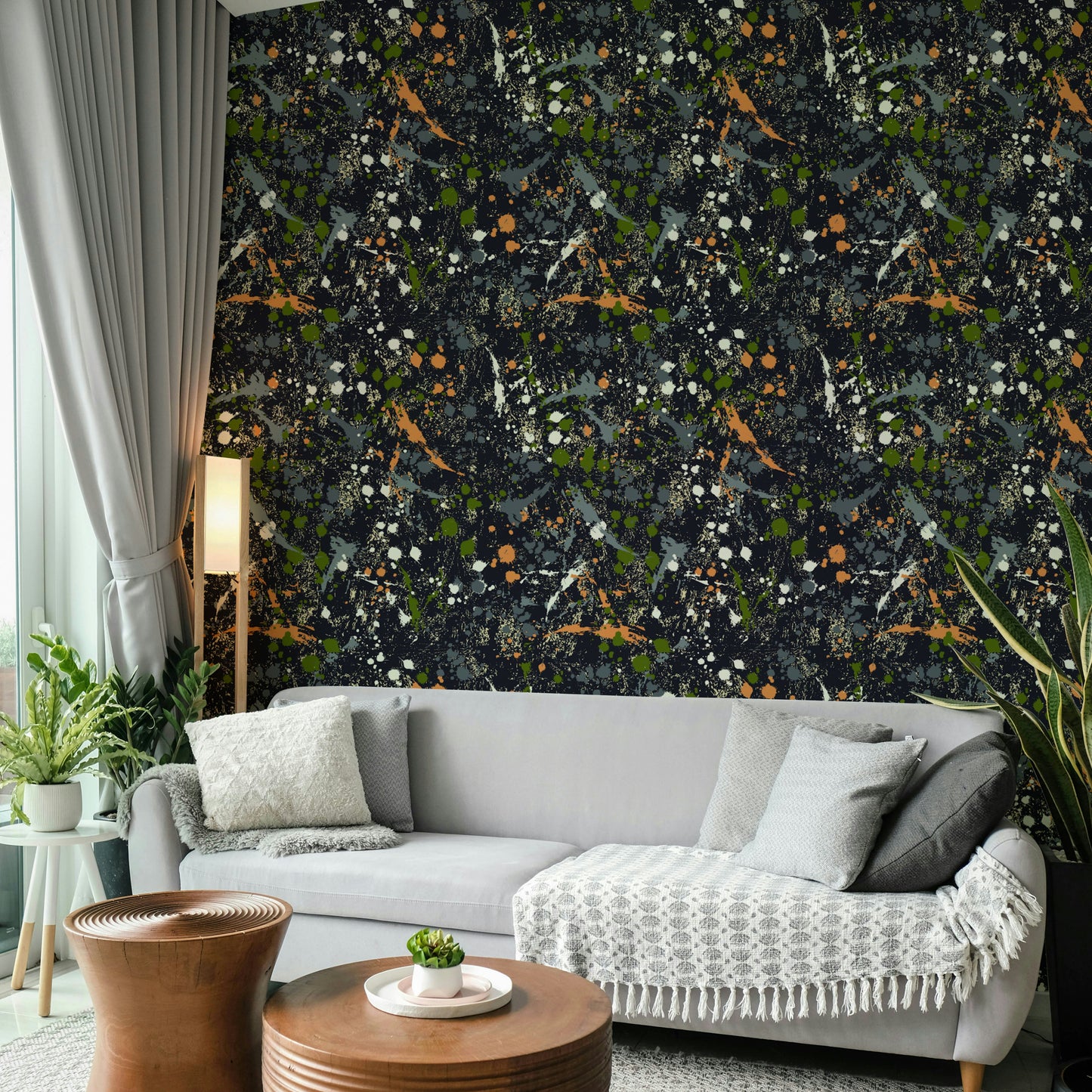 Ink Splatter bold wallpaper for walls

