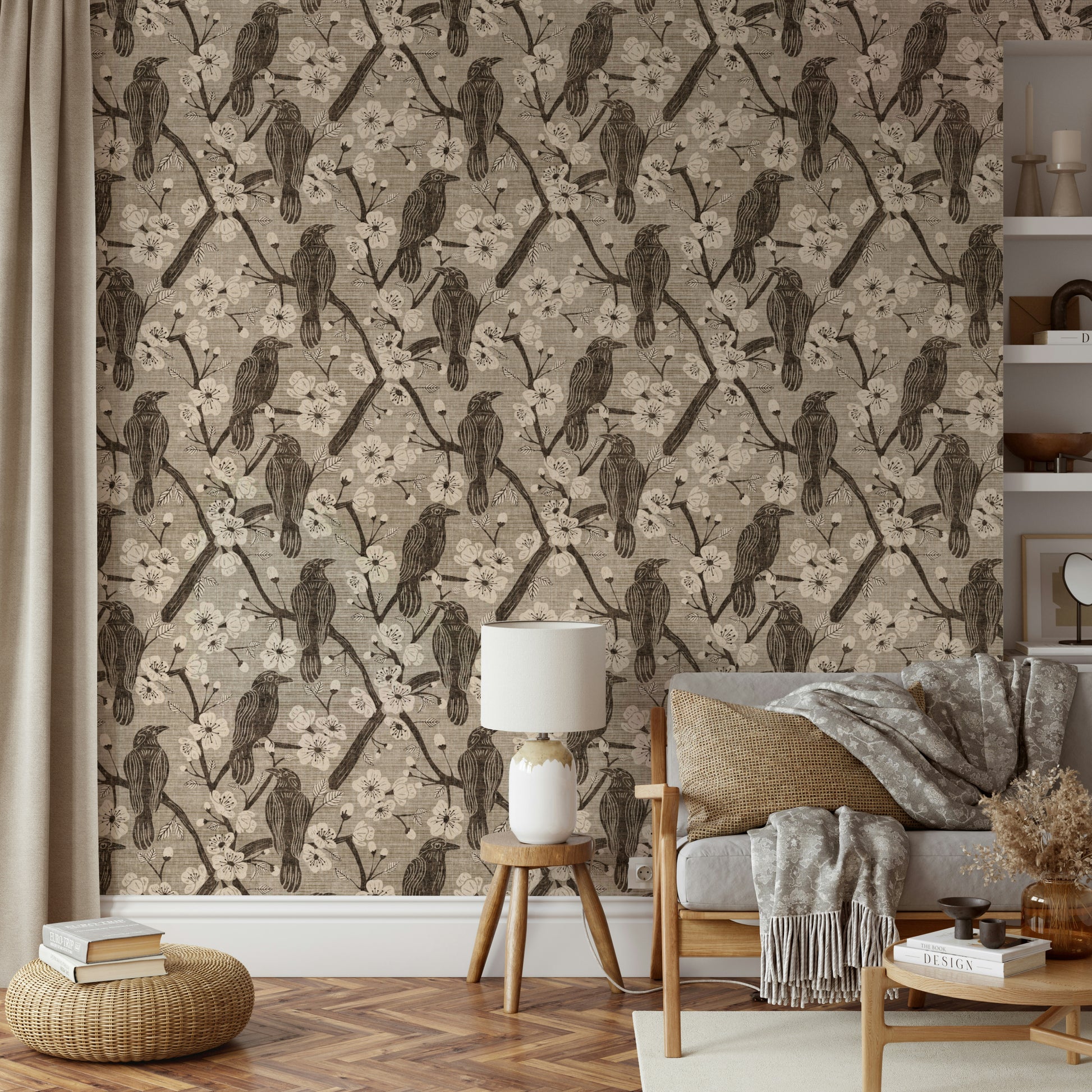 Bloom & Crows peaceful wall covering