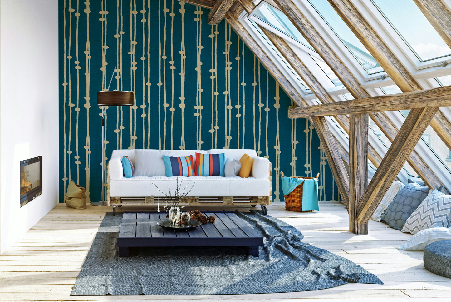 Boho Jewel Tone stylish wallpaper