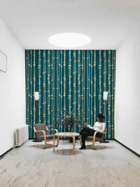 Boho Jewel Tone striped wall art